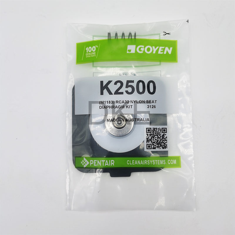 Accesorio para el diafragma de la válvula de pulso de nitrilo de Goyen K2500 M1183 CA/RCA32 T * 0-0.8MPa