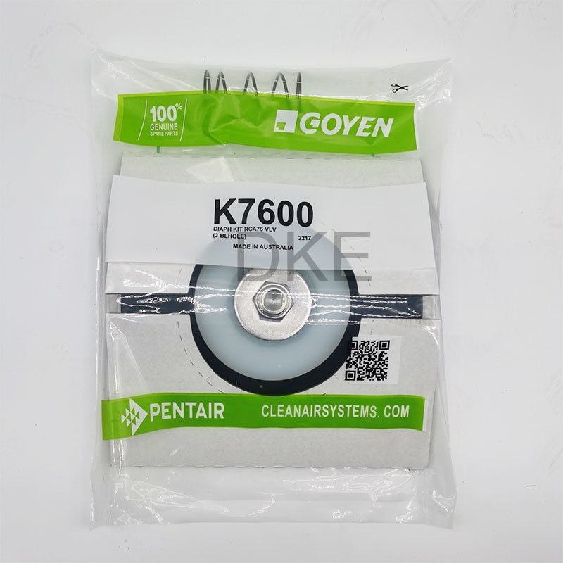 Kit de reparación de diafragma tipo Goyen K7600 CA76 / RCA76 Tamaño 3" MM T Serie Buna / Nylon