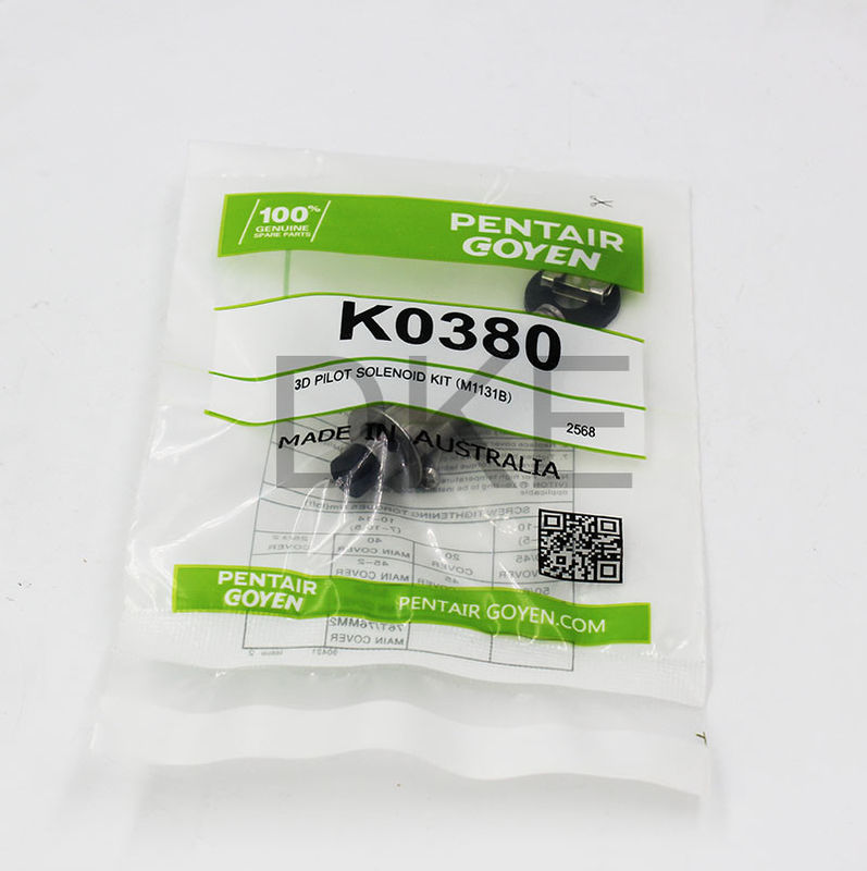 K0380 K0384 Válvula de solenoide de chorro de pulso para recolector de polvo con núcleo de hierro del tubo del inyector