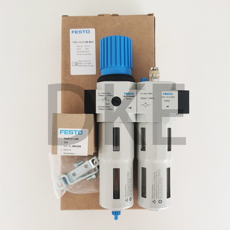 Festo Frc-D-5m-Midi-A regulador de filtro de aire 5 μM automático