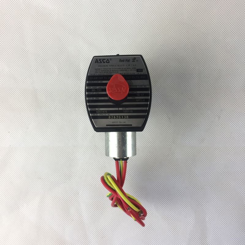 ASCO 8262G138 Servicio general 1/4" Normalmente abierto 2/2 Válvula de solenoide de vía única