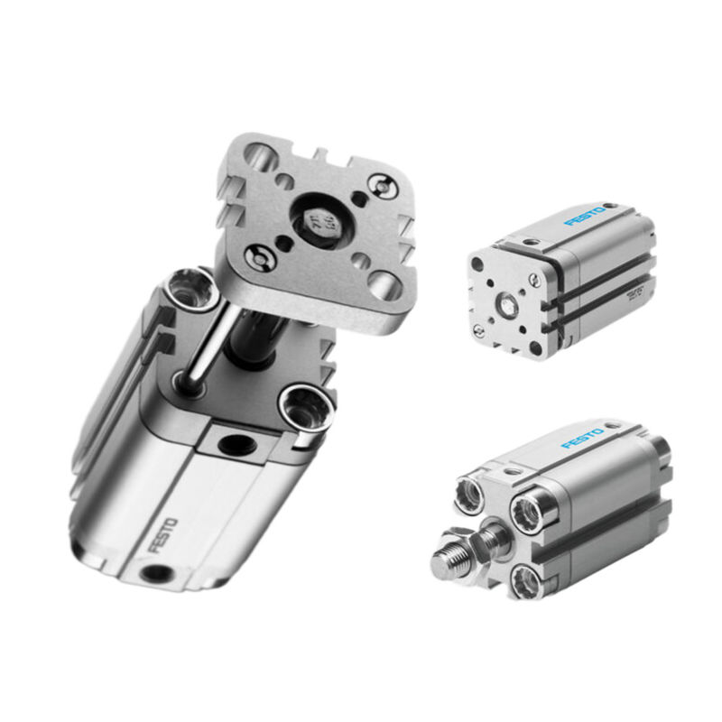 ADVUL-50-80-P-A cilindro neumático con cañón de aluminio y extremo de varilla de hilo masculino