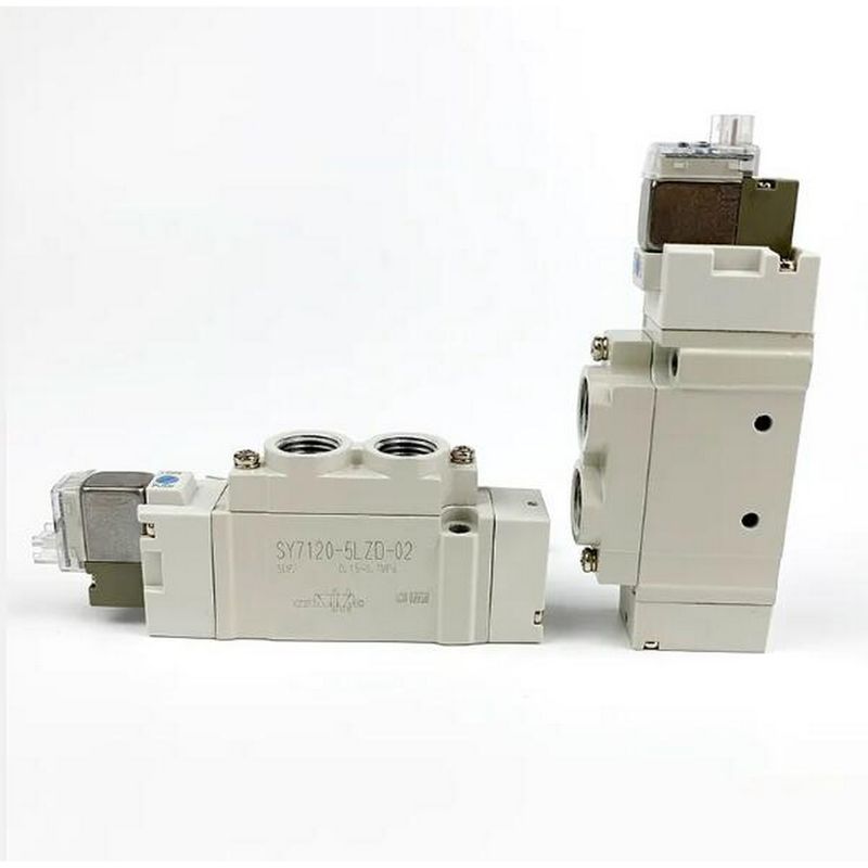 SMC SY7120-5LZD-C6 Válvula de solenoide de 2 posiciones con puerto único de un solo toque Tamaño ø6 DC24V