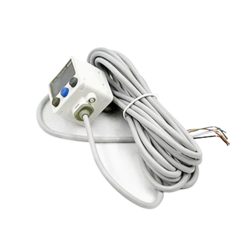 SMC ZSE30A-01-N Interruptor de presión digital Presión de vacío R1/8 Pantalla de dos colores NPN Colector abierto 1 salida