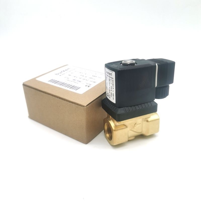 AC220V 00126219 Válvula de solenoide Burkert AC220V 6014 C Normalmente cerrado G1/8 1,5 Agujero de flujo 8W Cuerpo de válvula de acero inoxidable 0 ~ 16bar