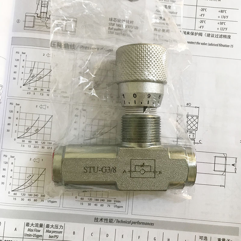 Válvula de control de flujo de precisión de 6 pulgadas Válvula de aceleración hidráulica