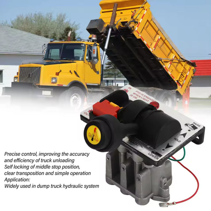 Nueva válvula de seis agujeros 6CV-D-N válvula de control manual válvula de control PTO camión descargador con luz indicadora