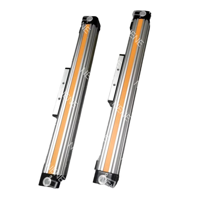 Cilindro neumático de pistón de doble efecto con perfil de aluminio OSP-P25-1500/1600/1700/1800. Soporte para personalización.