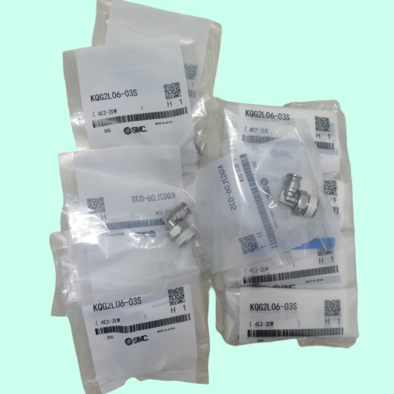 SMC KQG2L10-02S Codo de inserción rápida de acero inoxidable,10 mm X R1 / 4, 90 ° Codo, ajuste de toque único, 4E2-1EY / KQ2A88