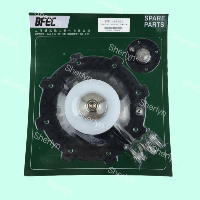 Diafragma de goma para válvula de chorro de pulso de ángulo recto de 3 pulgadas BFEC DMF-Z-76S DMF-Y-76S