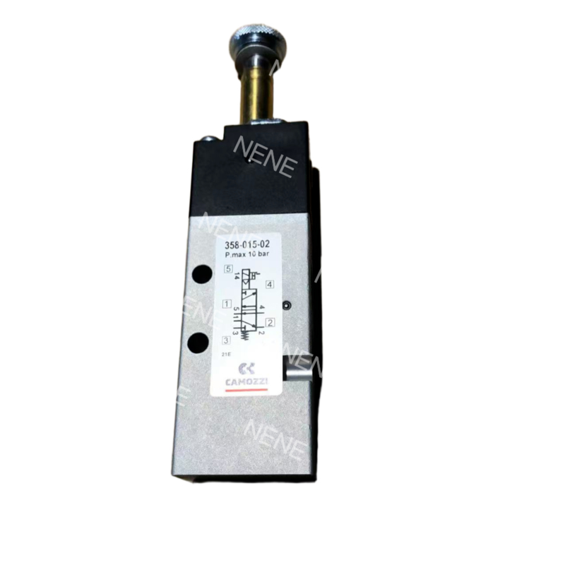 CAMOZZI 358-015-02-G77 Válvula Solenoide 5/2 Vías 1/8" 24V DC 3.1W /48V AC 3.8VA