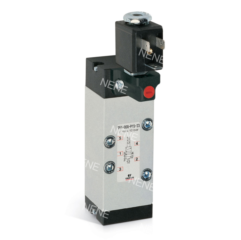 CAMOZZI 951-000-P11-23-G7J válvula de solenoide ISO5599-1 Tamaño 1 5 / 2 camino, doble solenoide 230V AC 3.5VA