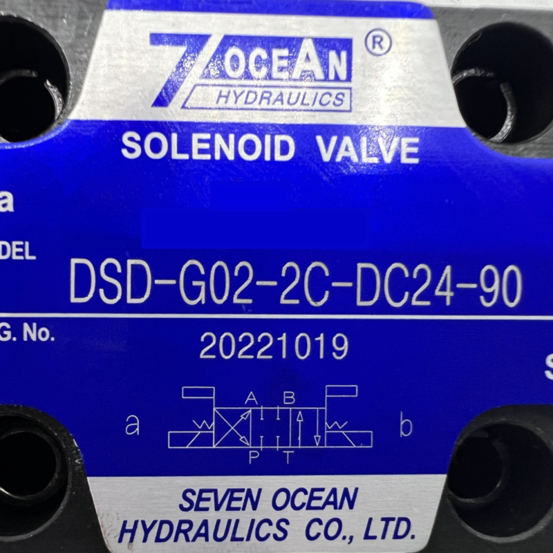 DSD-G02-2C-DC24-90 DC24V válvula electromagnética de tensión 7OCEAN