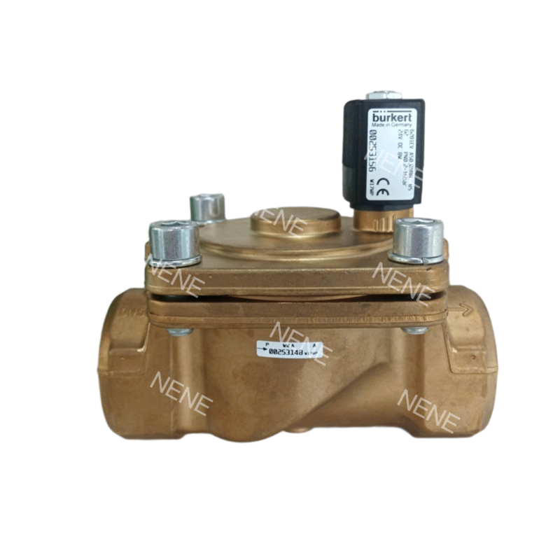 Válvula solenoide Burkert 00221851 6281 G3/4 2/2 Normalmente Cerrada 20.0 Orificio de Flujo NBR Sellado Cuerpo de Válvula de Latón AC24V 8W