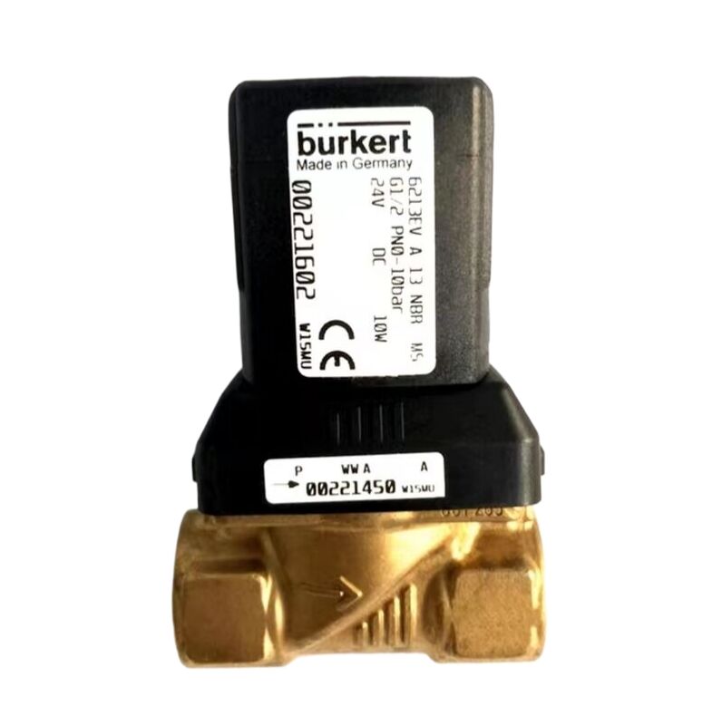 Válvula solenoide Burkert 6281 00221870 AC220V G3/8, 2 vías, 2 posiciones, junta FKM