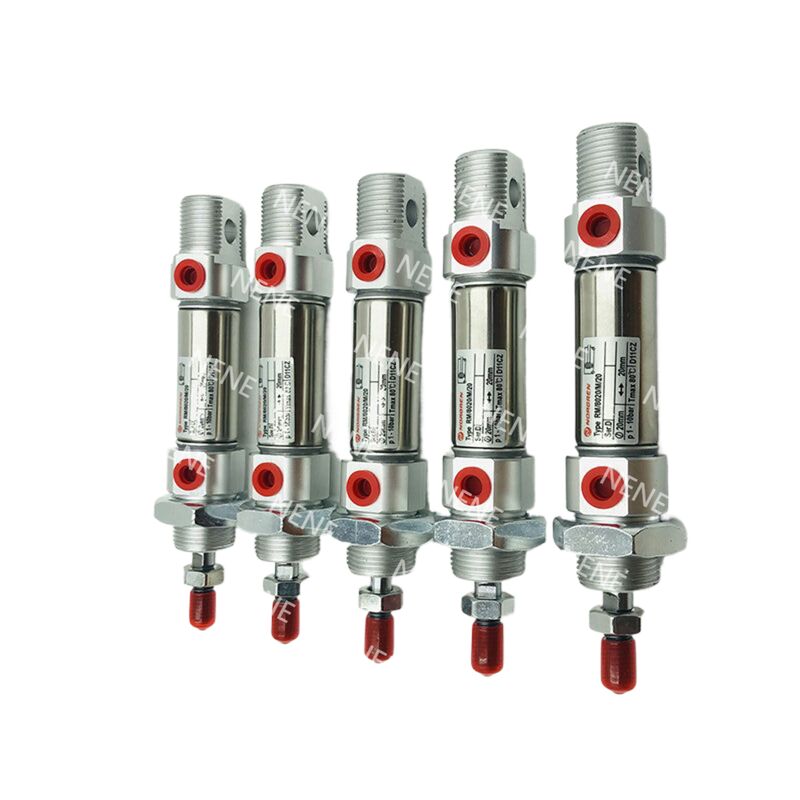 RM/28010/160 Cilindro de perfil corto de alta resistencia Ø10mm 160mm Carrera IMI NORGREN Roundline Compatible con interruptor de láminas