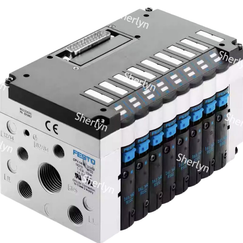 FESTO CPV10 Serie CPV10-GE-DI02-8 Compacto Sistema de control neumático de protección de la isla de válvula IP65
