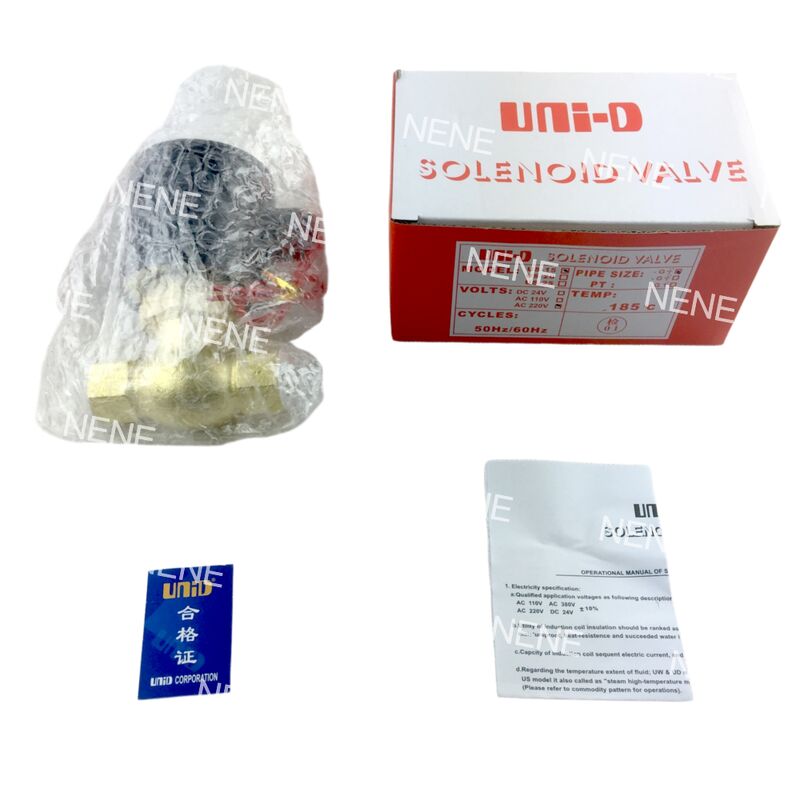 US-10 UNID Válvula de solenoide neumático 3/8" NPT 2/2 vía cerrada normalmente (N.C.)