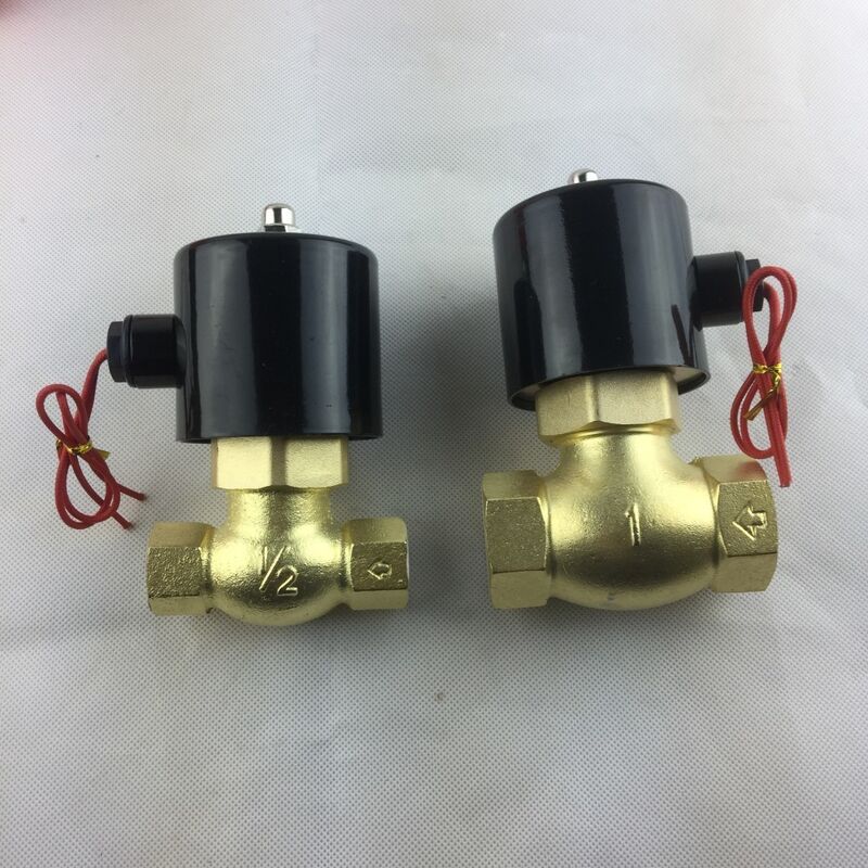 US-35 Cobre Resistente a altas temperaturas Vapor Solenoide Control de válvula de válvula eléctrica de 1,2 pulgadas válvula de agua