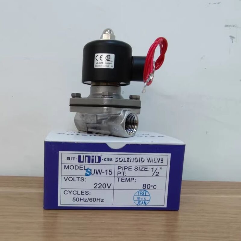 UNID SUW-50 Válvula de Vapor, Válvula de Agua, Válvula Neumática, Válvula Solenoide 2 Pulgadas DN50