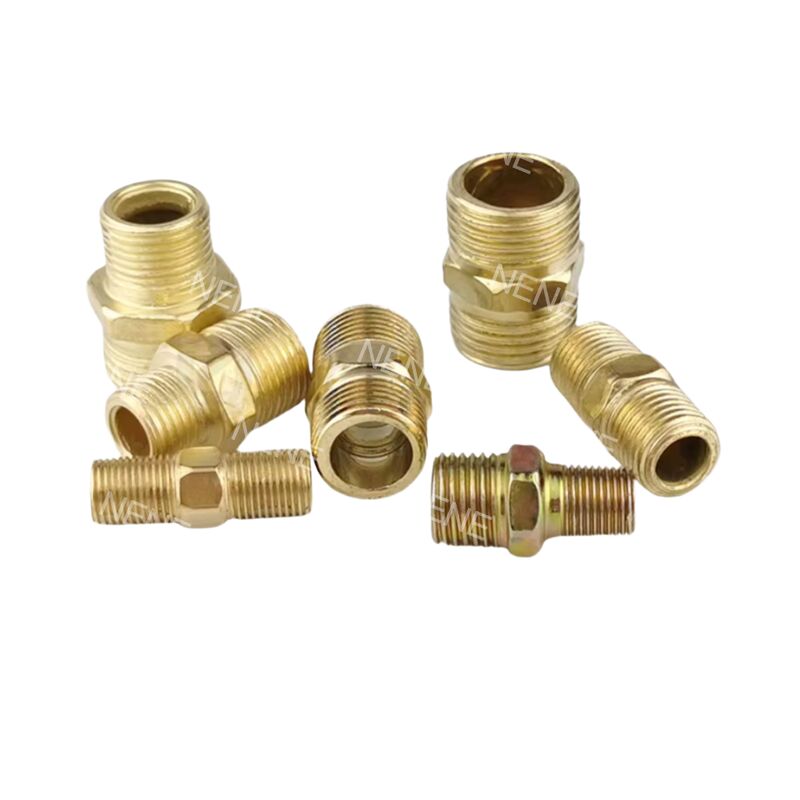 Adaptador de unión reductor de boca plana de 1/8" 1/4" con especificaciones diferentes en ambos extremos