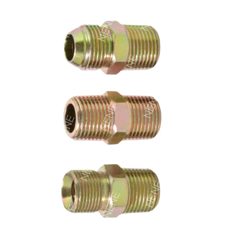 Accesorios neumáticos de acero al carbono galvanizado de 1 1/2 pulgadas con rosca BSP, medio adecuado: aceite lubricante, soluciones de conexión duraderas