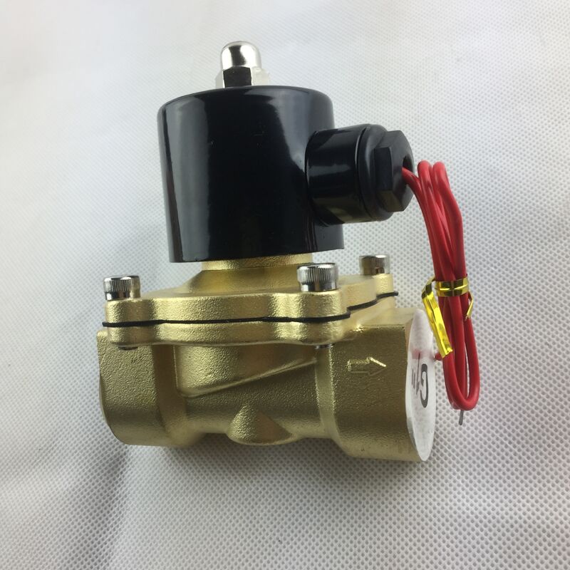 Válvula electromagnética Válvula de agua UW-15 Cuerpo de cobre Normalmente cerrado Válvula de aire bidireccional