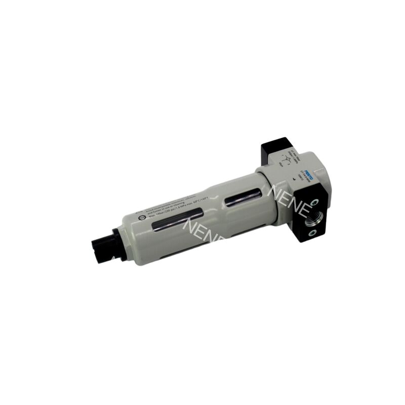 Filtro de aire comprimido Festo LF-1/4-D-MINI-A 159617 Carcasa de aleación de zinc Tazón metálico Protector Filtro sinterizado Puerto G1/4 0.5-12 bar 40 µm Drenaje totalmente automático