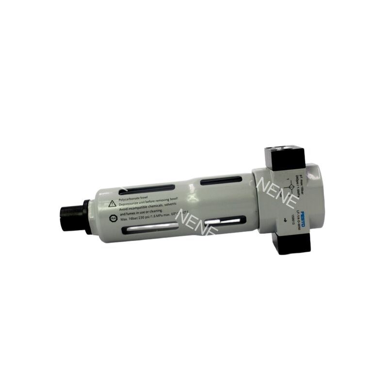G3/8 0.5-12bar Manual Drain With MPA Gauge Festo LFR-3/8-D-MINI-MPA 8002296 40μm Zinc Alloy Filter Regulator también conocido como el regulador de filtro de zinc