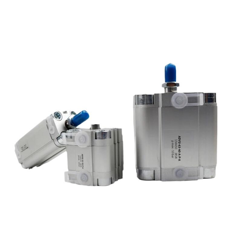 Festo ADVU-12-40-A-P-A 156592 12 mm de perforación 40 mm de trazo de hilo externo cilindro de aire M5 puerto de doble acción diseño compacto
