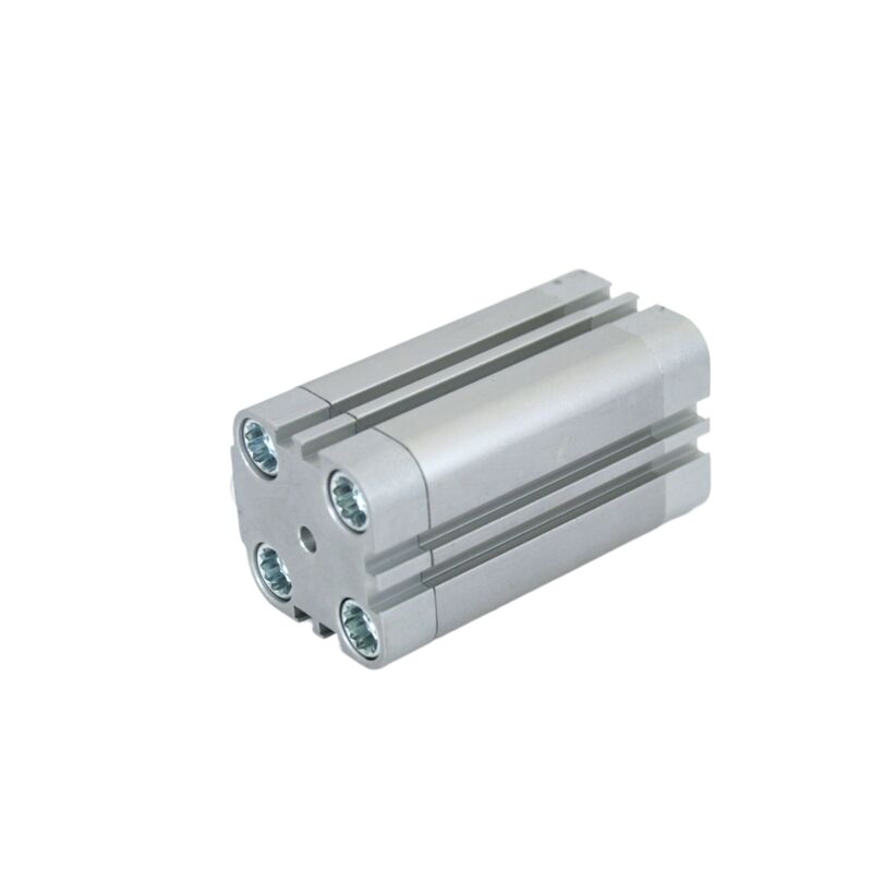 Prensa neumática ajustable FESTO ADVU-20-10-P-A 156515 20 mm de perforación de 10 mm de trazo hilo interno compacto de doble acción cilindro M5 puerto de pistón magnético ISO 6432