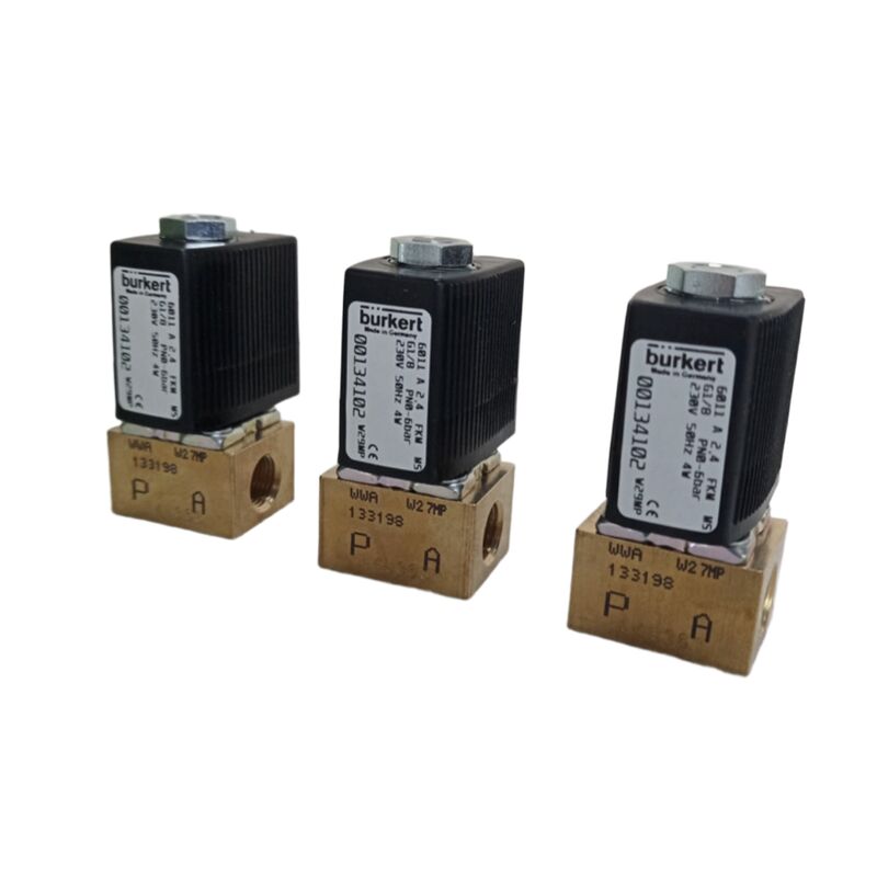 Válvula solenoide 2/2 NC serie 6281 BURKERT 00221884 G1 para control medio de tuberías