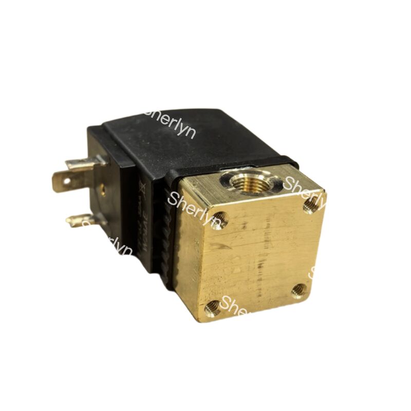 24V DC FKM Sellado de alta corriente de latón Solenoide de la válvula Burkert 00270133 G1 1/4 puerto, 40 mm de orificio, 0,2-16 bar, temperatura media hasta +120 ° C