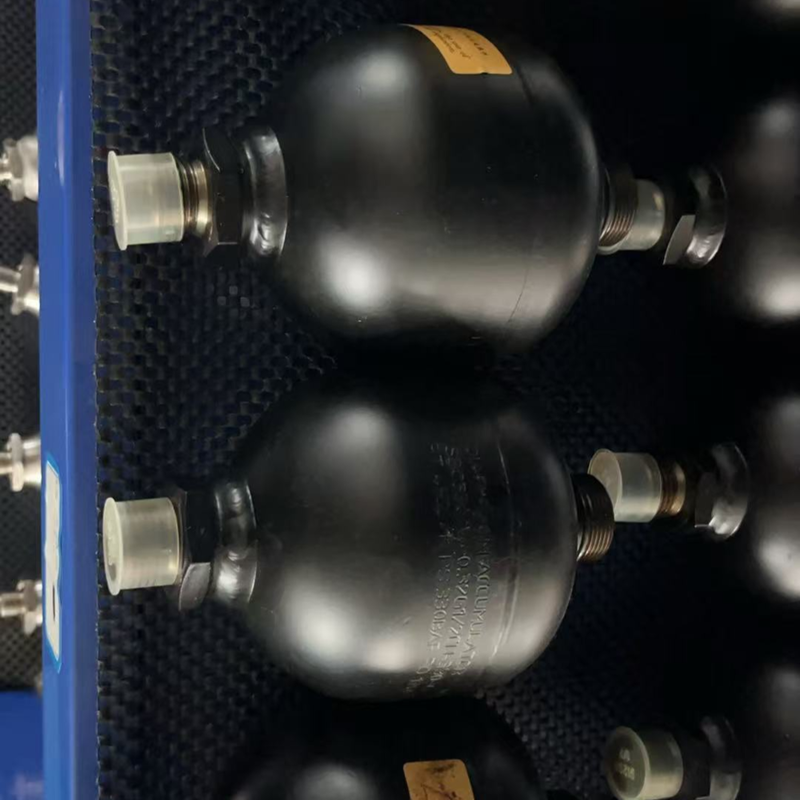 1L de volumen HYDAC SBO210-1E1/112U acumulador hidráulico con presión de precarga ajustable