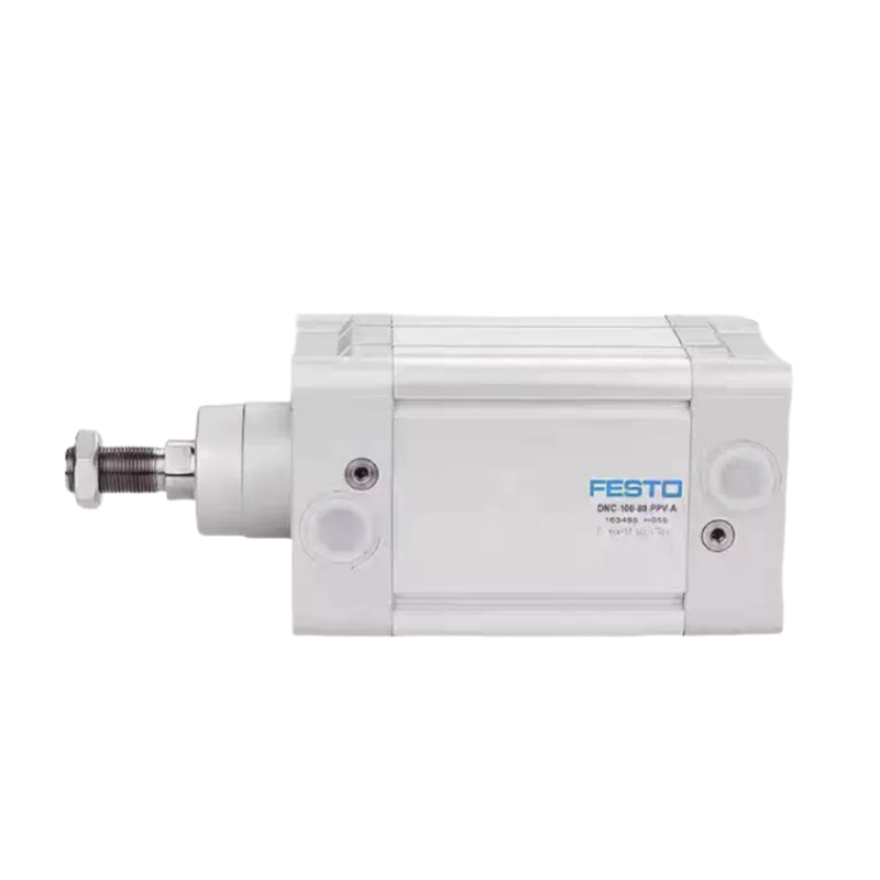 Ángulo de montaje libremente ajustable Cilindro estándar serie DNC DNC32-250-PPV-A 163313 Fuerza de salida constante para flujo de trabajo de transferencia automatizado de carrera larga