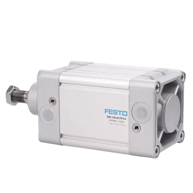 FESTO DNC32-25-PPV-A 163305 cilindro de aire de doble acción de 32 mm de diámetro de 25 mm con cojín ajustable PPV