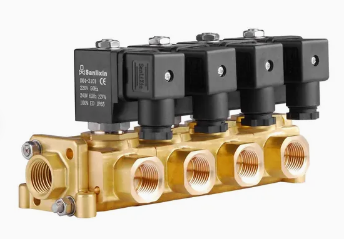 DC24V válvula de solenoide neumático cuerpo de latón FKM enchufe perfecto para aplicaciones de automatización neumática industrial 137830