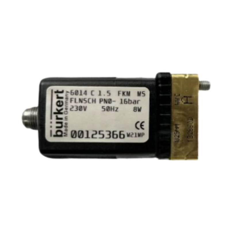 Material de sellado NBR Válvula solenoide con temperatura de funcionamiento -10°C+100°C Apto para la automatización 125363