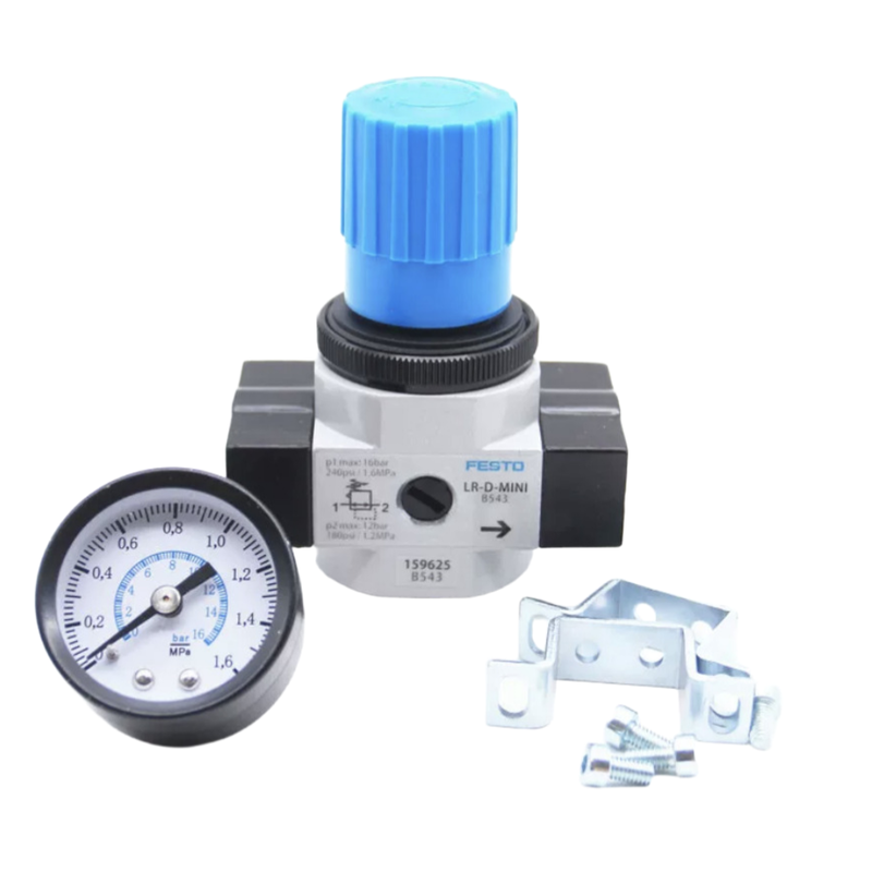 Regulador de presión estable industrial FESTO LR-3/4-D-MAXI-MPA Revestimiento de aleación de zinc resistente a los impactos