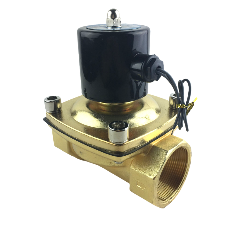 Tamaños de orificio de 40 mm Válvula solenoide neumática Tamaños de puerto G1-1/2″ Patrón de movimiento de acción directa Diseñado para automatización neumática
