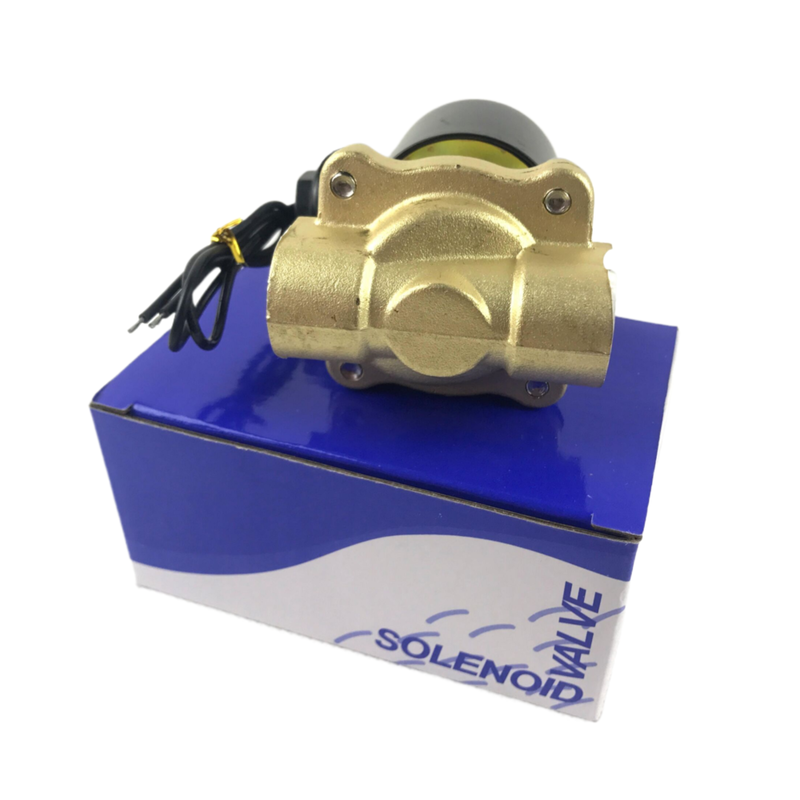 FKM Viton Material del sello Piloto Diafragma Válvula solenoide Funcionando dentro de 0 a 0,5 MPa Presión para la automatización industrial 2W-200-20