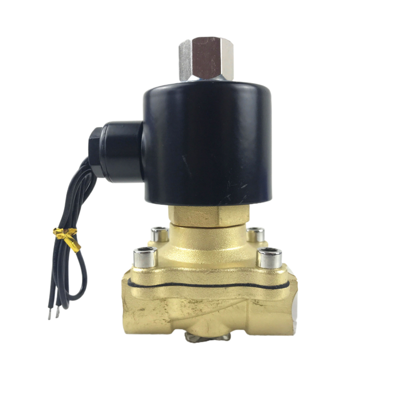 2 vías Válvula solenoide normalmente cerrada con un tamaño de orificio de 16 mm, perfecta para su integración en sistemas de automatización complejos