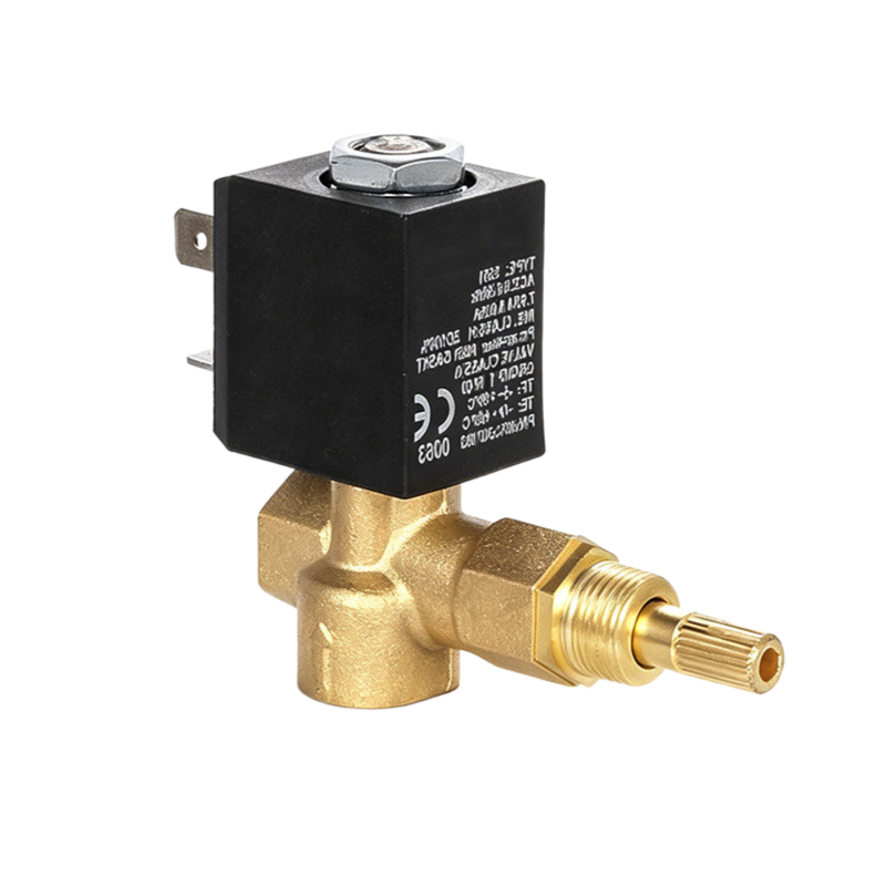 55CA-03 Válvula de solenoide de acción directa de 1/8 de pulgada con tamaño de orificio de 2,8 mm diseñada para manejar agua de aire y aceite ligero