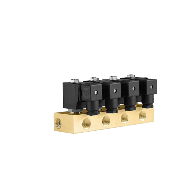 1913BA302 Válvula de latón de solenoide de acción directa de 1/4'' Tamaño de puerto 2/2 forma Normalmente cerrado EPDM Material de sellado