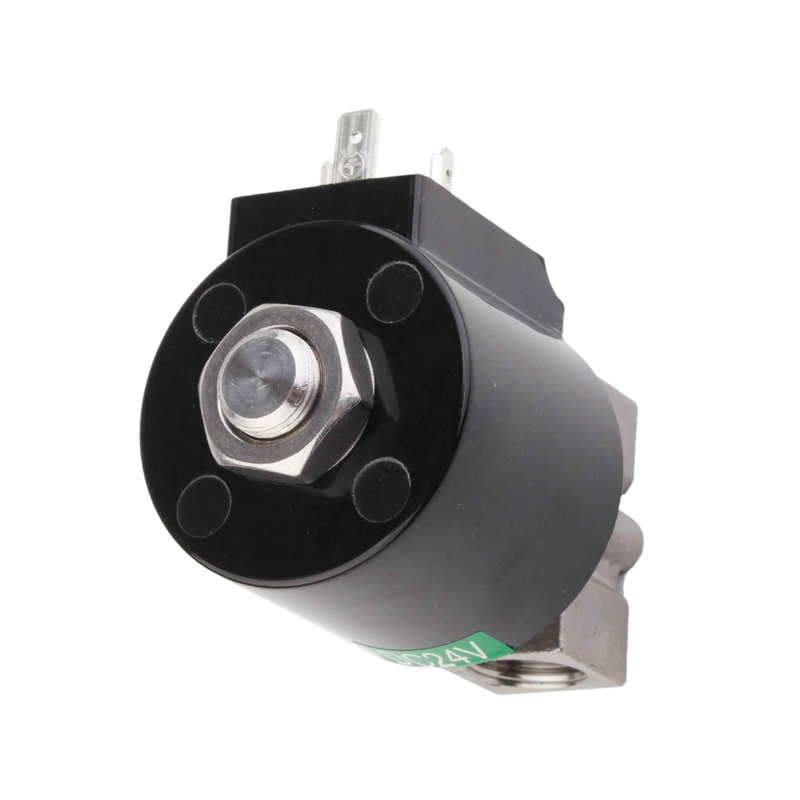 8.7AAS020B Tamaño del puerto 1/2 3/8 válvula de solenoide neumática de acero inoxidable 304 Material del cuerpo Tamaño del orificio 2 mm