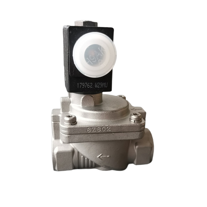 Válvula solenoide de diafragma EPDM de 2 posiciones y 2 vías NC tolerante a bajas temperaturas, serie Burkert 6281, puerto G1 1/2, orificio grande de 40 mm, acero inoxidable resistente a la corrosión 00222025 00222026 00222027