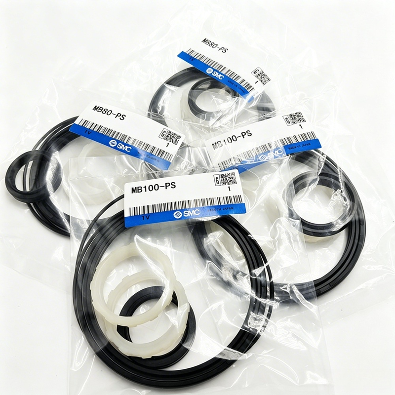 Kit de servicio de cilindros neumáticos SMC MB63-PS Conjunto completo de ensamblaje de sello Fijación de fugas de aire para la serie MB Reposición de cilindros de aire de doble acción