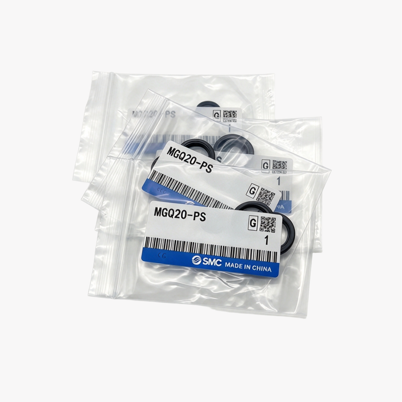 Kit de sellos de mantenimiento neumático SMC MGQ63-PS Componentes de sellado de reemplazo completo para cilindro de aire compacto guiado de la serie MGQ de 63 mm de diámetro Línea de producción automatizada Reparación
