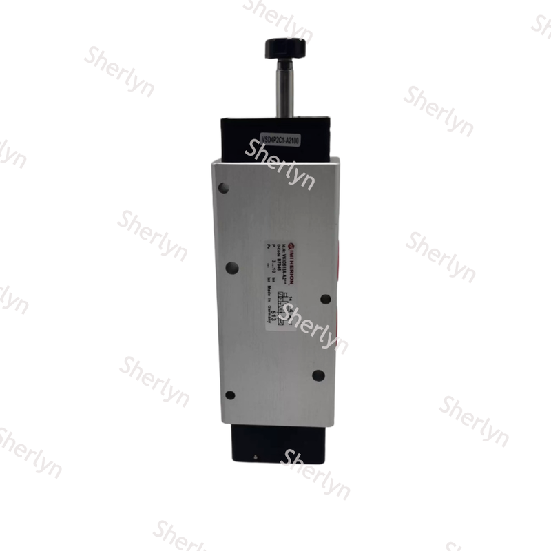 Válvula Solenoide Pilotada Neumática Industrial de 5/2 Vías V63D513A-A213J, Válvula Solenoide Simple de Retorno por Resorte NORGREN V63
