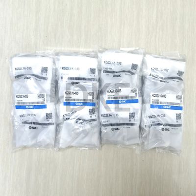 CE SMC KQG2L16-03S Accesorios de mangueras neumáticos Fluido de conexión roscado SS316